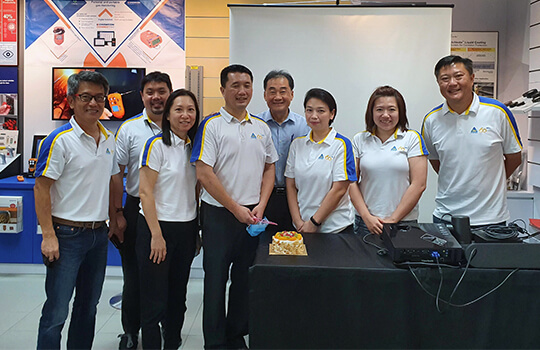 Employees of Lim Kim Hai Electric