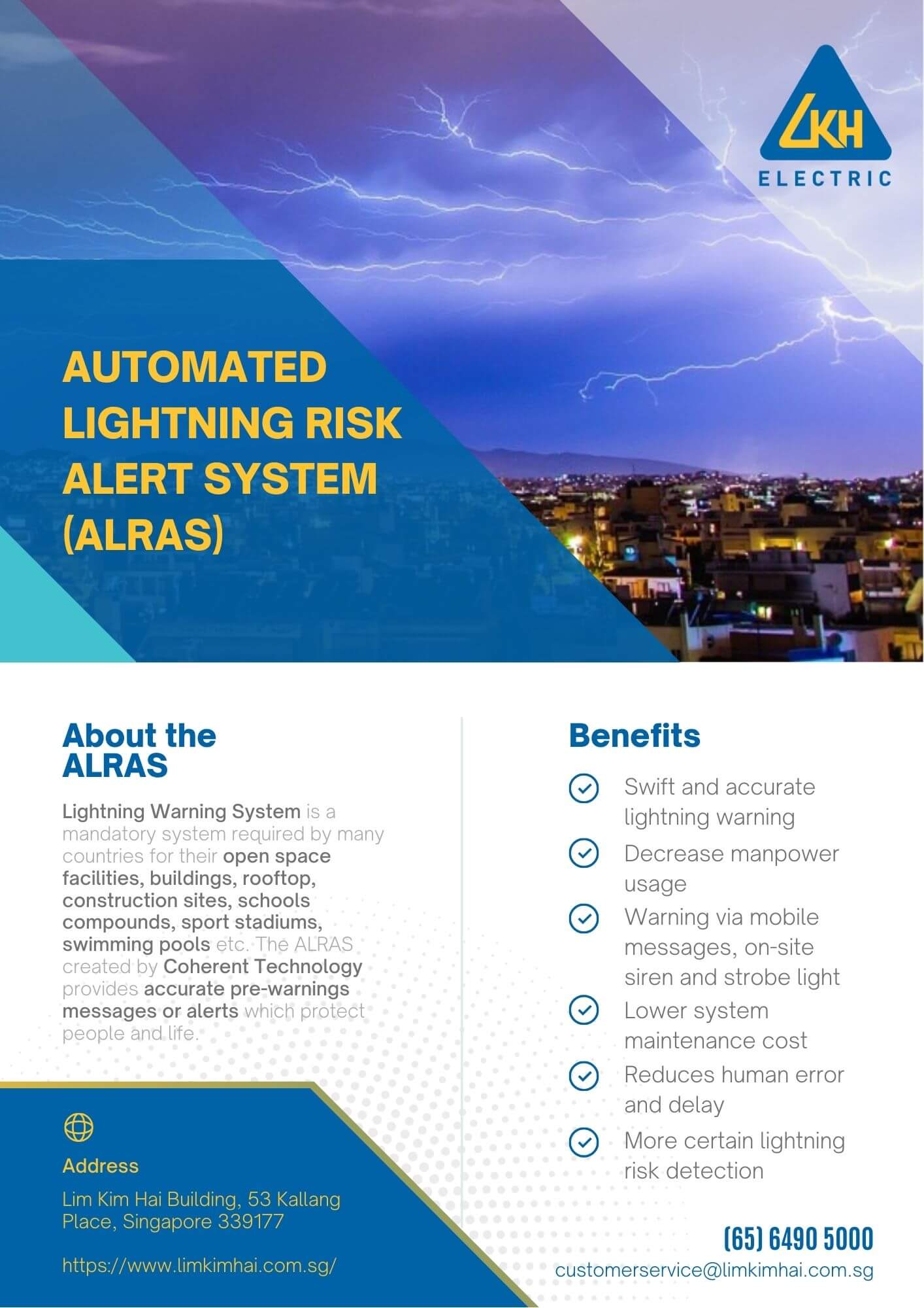 Automated Lightning Risk Alert System