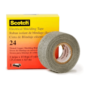 3M Scotch® Electrical Shielding Tape 24, 1 in x 15 ft (25 mm x 4,6 m), 50 RLCase 500x500
