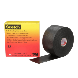 3M Scotch® Rubber Splicing Tape 23, 2 in x 30 ft, Black 500x500