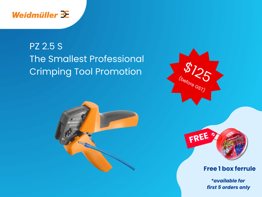weidmuller crimping tools promotion