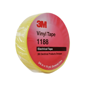 3M 1188 General Purpose Tape 19mm X 10yd Yellow 500x500