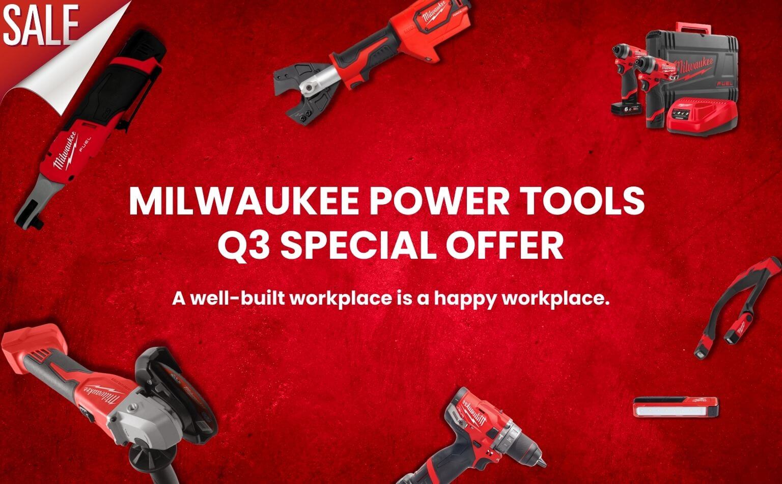 Milwaukee Power Tools Q3 Special Offer Banner