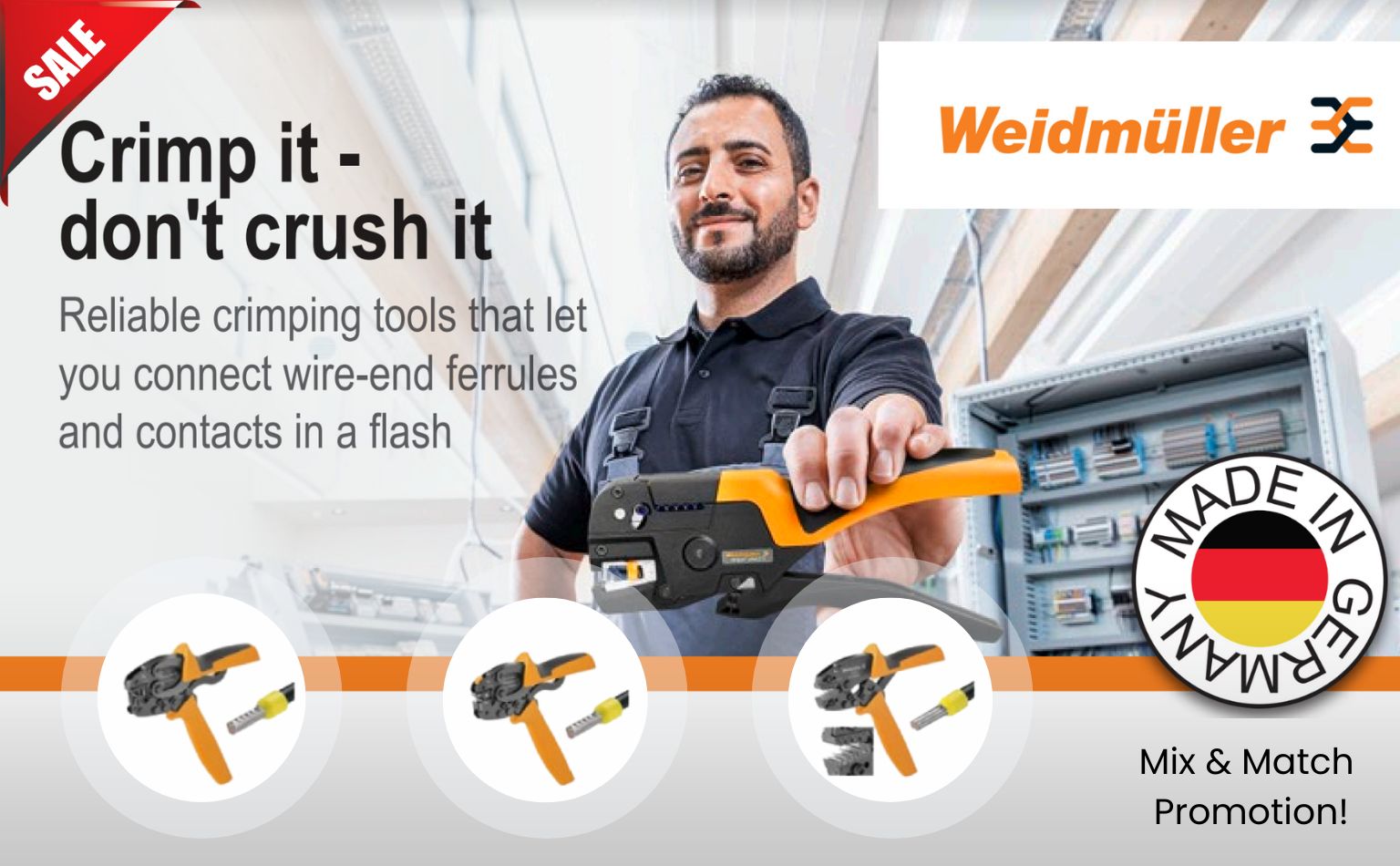 Weidmuller Crimping Tools promo